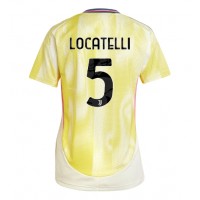 Juventus Manuel Locatelli #5 Fußballbekleidung Auswärtstrikot Damen 2024-25 Kurzarm